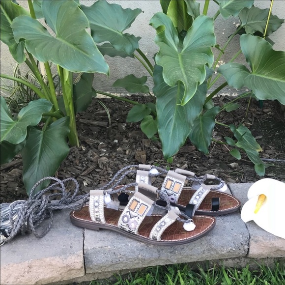 NEW Sam Edelman Gretchen Gladiator Sandals, sz 8.5 - Picture 5 of 8